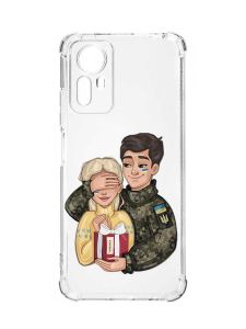 Чохол з потовщеними кутами на Xiaomi Redmi Note 12S :: Подарунок Перемога (патріотичний принт 178)