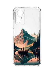 Чохол з потовщеними кутами на Xiaomi Redmi Note 12S :: Човен. Пейзаж (принт 246)