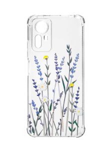 Чохол з потовщеними кутами на Xiaomi Redmi Note 12S :: Польові квіти (принт 270)