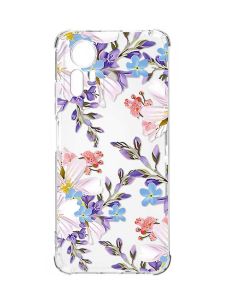 Чохол з потовщеними кутами на Xiaomi Redmi Note 12S :: Квітковий малюнок (принт 272)