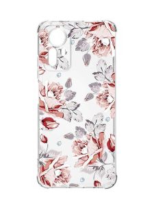 Чохол з потовщеними кутами на Xiaomi Redmi Note 12S :: Фон Троянди (принт 273)