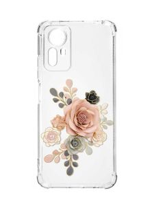 Чохол з потовщеними кутами на Xiaomi Redmi Note 12S :: Троянди (принт 275)