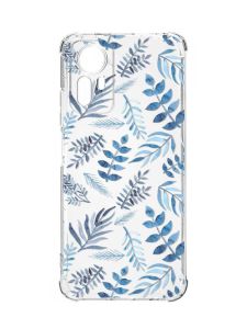 Чохол з потовщеними кутами на Xiaomi Redmi Note 12S :: Рослинний фон (принт 276)