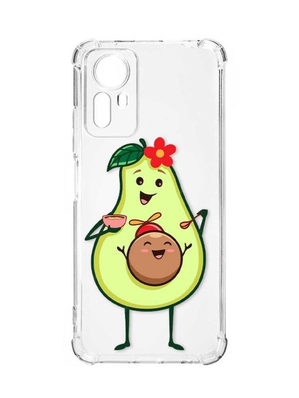 Чохол з потовщеними кутами на Xiaomi Redmi Note 12S :: Малюк Авокадо (принт 309)