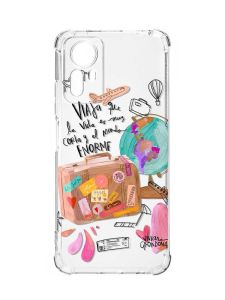 Чохол з потовщеними кутами на Xiaomi Redmi Note 12S :: Настрій подорожувати (принт 329)