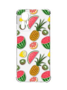 Чохол з потовщеними кутами на Xiaomi Redmi Note 12S :: Фруктовий мікс (принт 347)