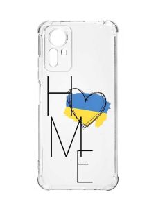 Чохол з потовщеними кутами на Xiaomi Redmi Note 12S :: Дім Україна (принт 353)