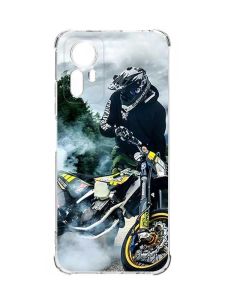 Чохол з потовщеними кутами на Xiaomi Redmi Note 12S :: Мото Драйв (принт 68)