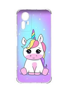 Чохол з потовщеними кутами на Xiaomi Redmi Note 12S :: Єдиноріг (принт 103)