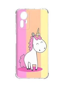 Чохол з потовщеними кутами на Xiaomi Redmi Note 12S :: Єдиноріг (принт 104)