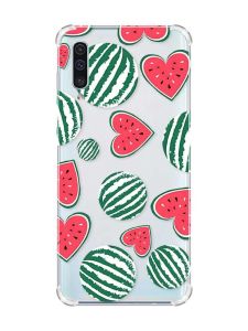 Чохол з потовщеними кутами на Samsung Galaxy А50 (2019) А505 :: Кавуни сердечка (принт 343)