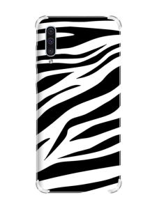 Чохол з потовщеними кутами на Samsung Galaxy А50 (2019) А505 :: Фон Зебра (принт 92)