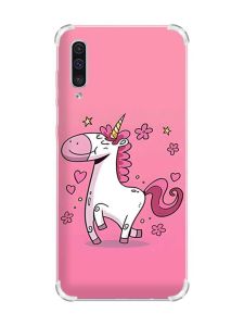 Чохол з потовщеними кутами на Samsung Galaxy А50 (2019) А505 :: Єдиноріг (принт 105)