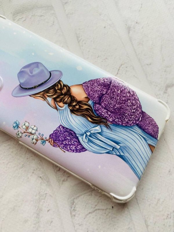 Чохол з потовщеними кутами на Samsung Galaxy А50 (2019) А505 :: В очікуванні хлопчика (принт 222)