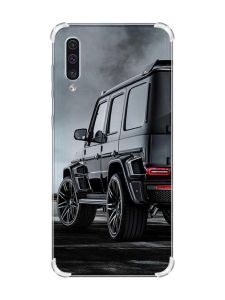 Чохол з потовщеними кутами на Samsung Galaxy А50 (2019) А505 :: Авто чорне (принт 235)