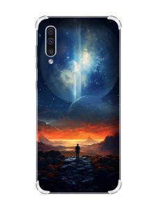 Чохол з потовщеними кутами на Samsung Galaxy А50 (2019) А505 :: Космос (принт 247)