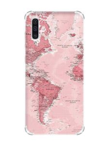 Чохол з потовщеними кутами на Samsung Galaxy А50 (2019) А505 :: Карта. Подорожі (принт 319)