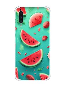 Чохол з потовщеними кутами на Samsung Galaxy А50 (2019) А505 :: Скибки кавуна (принт 340)