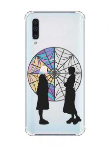 Чохол з потовщеними кутами на Samsung Galaxy А50 (2019) А505 :: Силуети. Венздей (принт 210)