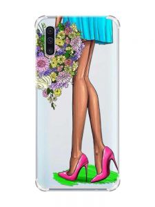 Чохол з потовщеними кутами на Samsung Galaxy А50 (2019) А505 :: Квітковий настрій (принт 226)