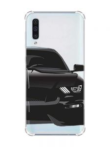 Чохол з потовщеними кутами на Samsung Galaxy А50 (2019) А505 :: Авто чорне (принт 232)