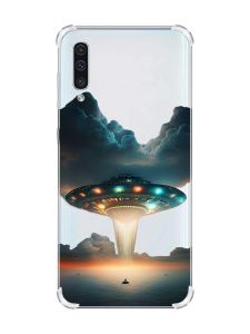 Чохол з потовщеними кутами на Samsung Galaxy А50 (2019) А505 :: Тарілка UFO (принт 241)