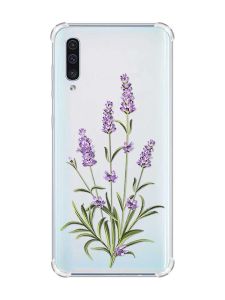 Чохол з потовщеними кутами на Samsung Galaxy А50 (2019) А505 :: Гілочки лаванди (принт 266)