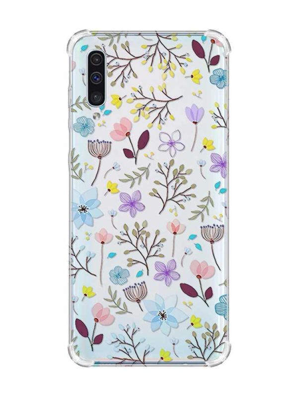Чохол з потовщеними кутами на Samsung Galaxy А50 (2019) А505 :: Квітковий фон (принт 267)