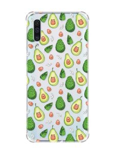 Чохол з потовщеними кутами на Samsung Galaxy А50 (2019) А505 :: Авокадо з котиками (принт 301)