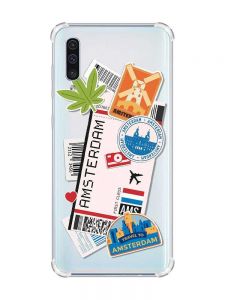 Чохол з потовщеними кутами на Samsung Galaxy А50 (2019) А505 :: Подорожі. Амстердам (принт 327)