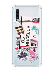 Чохол з потовщеними кутами на Samsung Galaxy А50 (2019) А505 :: Подорожі. Лос-Анджелес (принт 328)