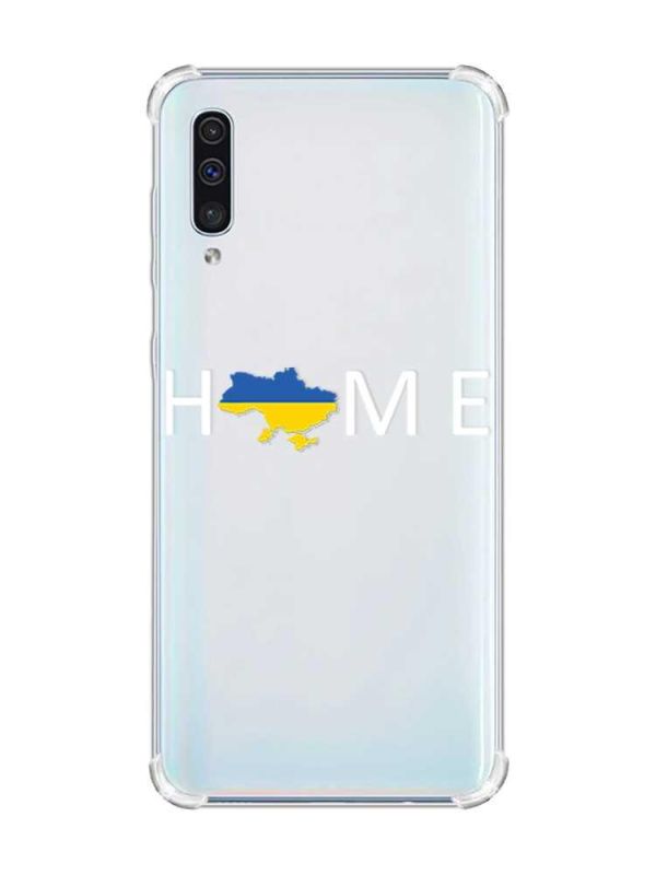Чохол з потовщеними кутами на Samsung Galaxy А50 (2019) А505 :: Дім Україна (принт 73)