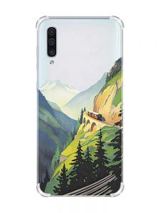 Чохол з потовщеними кутами на Samsung Galaxy А50 (2019) А505 :: Пейзаж. Гори (принт 87)