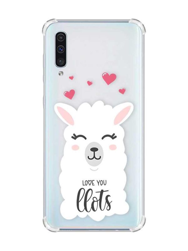 Чохол з потовщеними кутами на Samsung Galaxy А50 (2019) А505 :: Лама (принт 94)