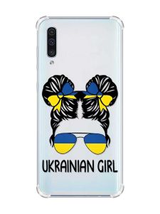 Чохол з потовщеними кутами на Samsung Galaxy А50 (2019) А505 :: Українська дівчина (принт 113)