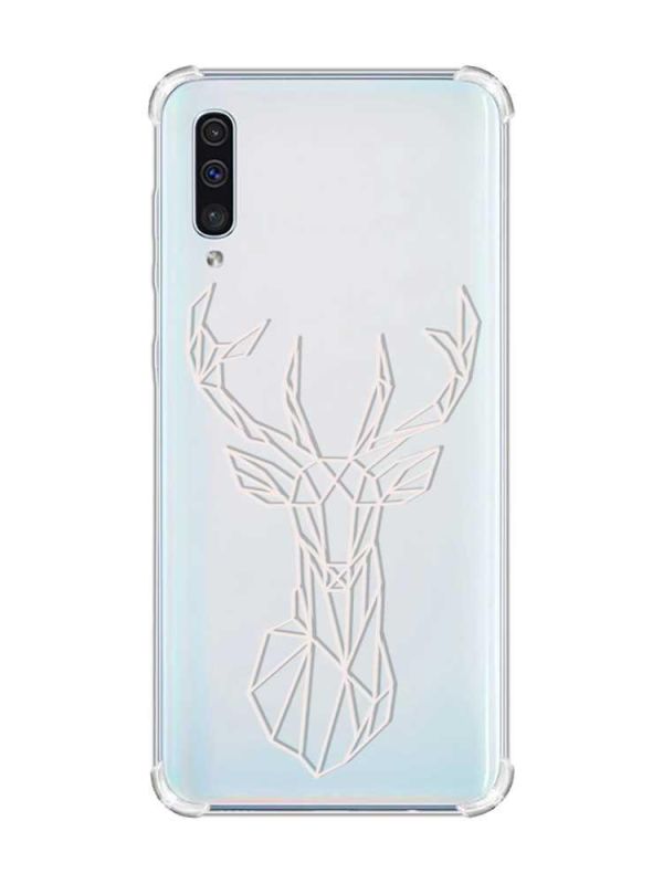 Чохол з потовщеними кутами на Samsung Galaxy А50 (2019) А505 :: Олень (принт 129)
