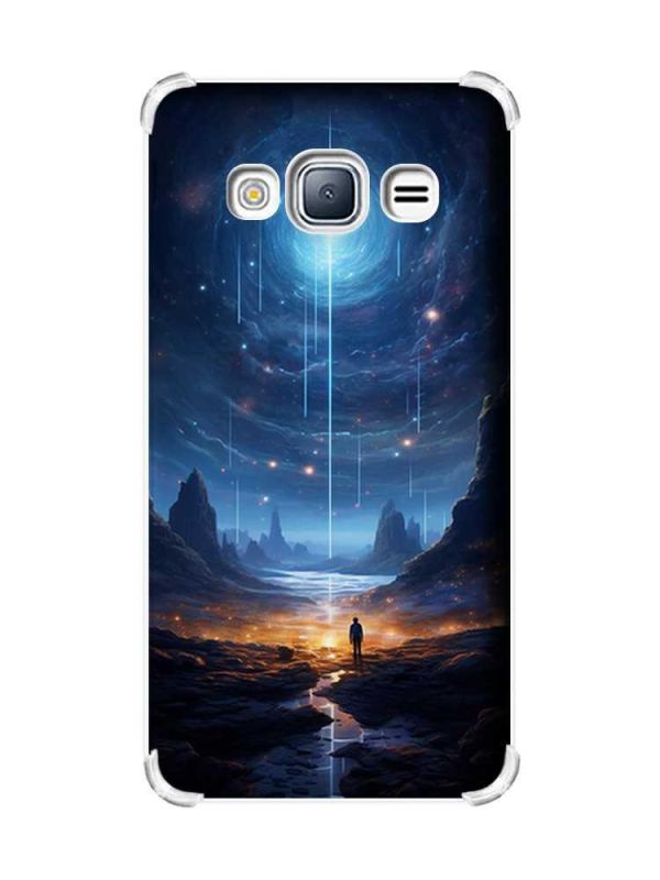 Чохол з потовщеними кутами на Samsung Galaxy J3(2016) J310 :: Космос (принт 244)