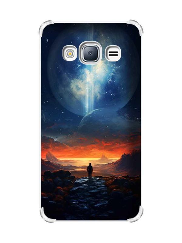 Чохол з потовщеними кутами на Samsung Galaxy J3(2016) J310 :: Космос (принт 247)