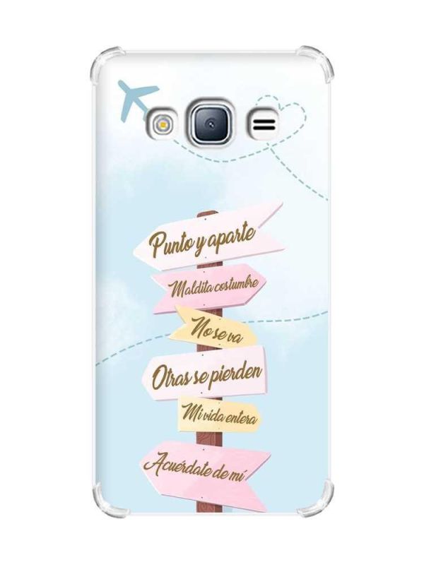 Чохол з потовщеними кутами на Samsung Galaxy J3(2016) J310 :: Вказівники (принт 322)