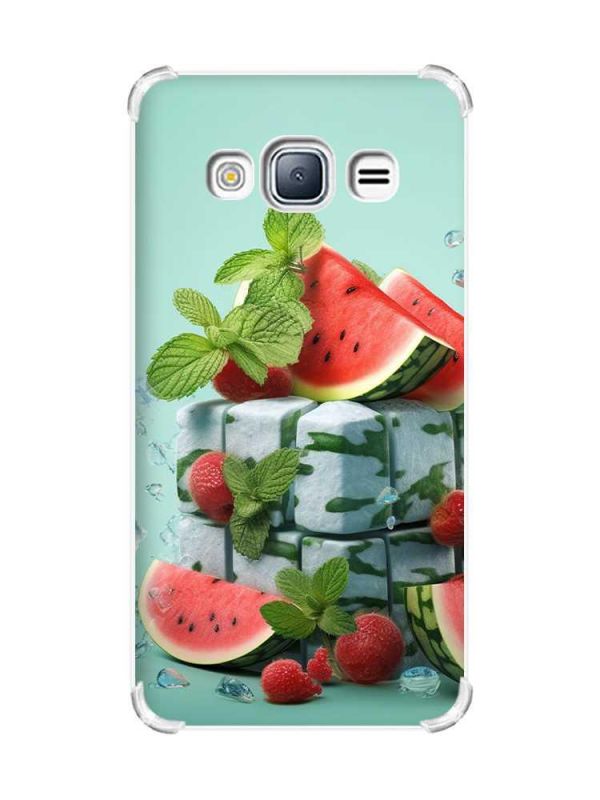 Чохол з потовщеними кутами на Samsung Galaxy J3(2016) J310 :: Кавунова свіжість (принт 338)