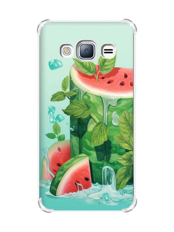 Чохол з потовщеними кутами на Samsung Galaxy J3(2016) J310 :: Кавуновий айсберг (принт 339)