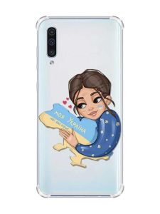 Чохол з потовщеними кутами на Samsung Galaxy А50 (2019) А505 :: Моя Україна (принт 2)