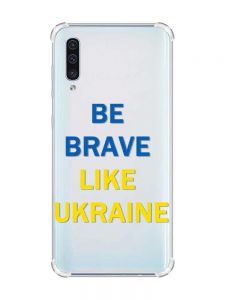 Чохол з потовщеними кутами на Samsung Galaxy А50 (2019) А505 :: Сміливість (принт 5)