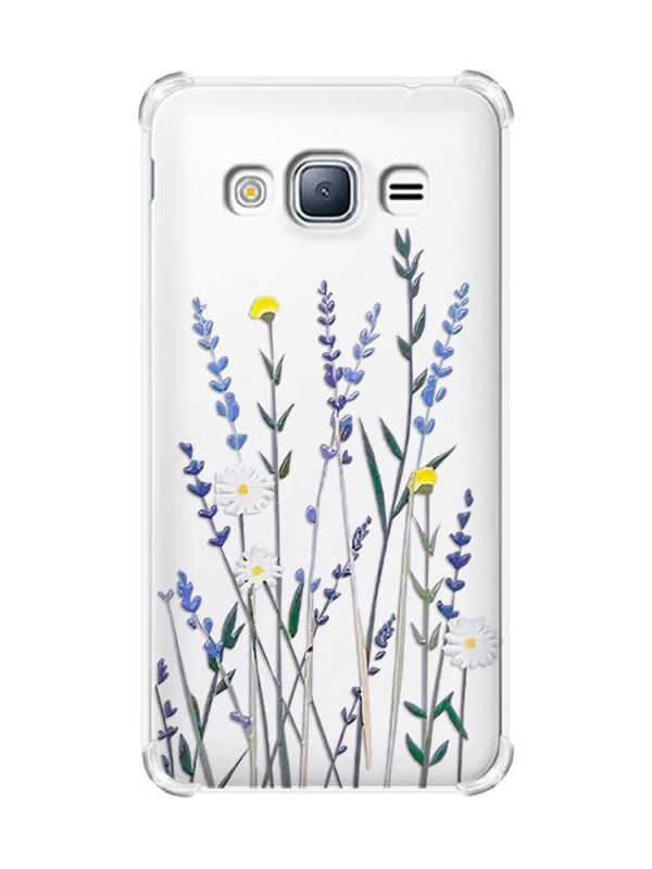 Чохол з потовщеними кутами на Samsung Galaxy J3(2016) J310 :: Польові квіти (принт 270)