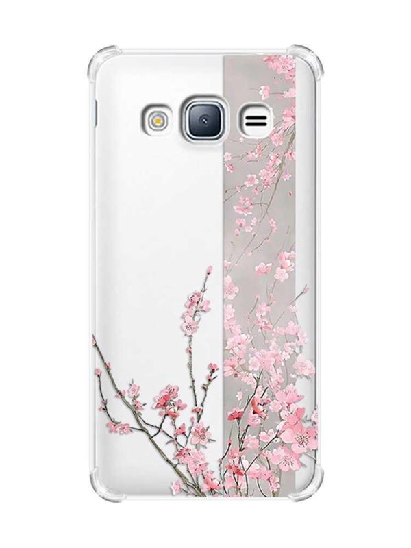 Чохол з потовщеними кутами на Samsung Galaxy J3(2016) J310 :: Сакура у цвіті (принт 286)