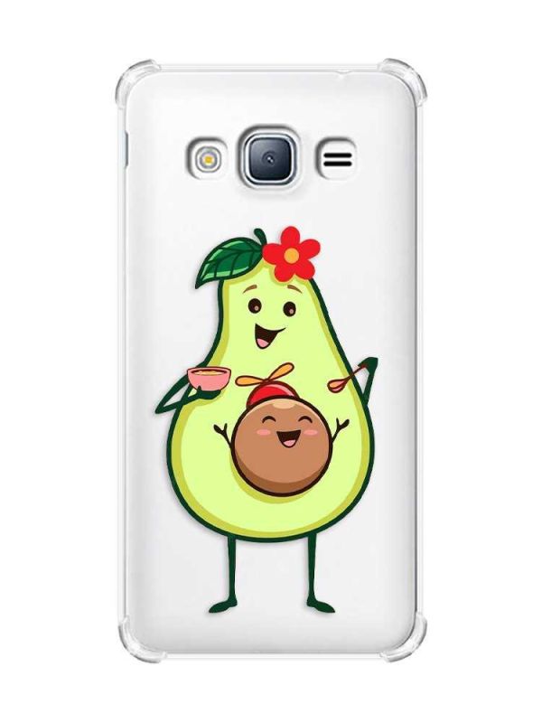 Чохол з потовщеними кутами на Samsung Galaxy J3(2016) J310 :: Малюк Авокадо (принт 309)