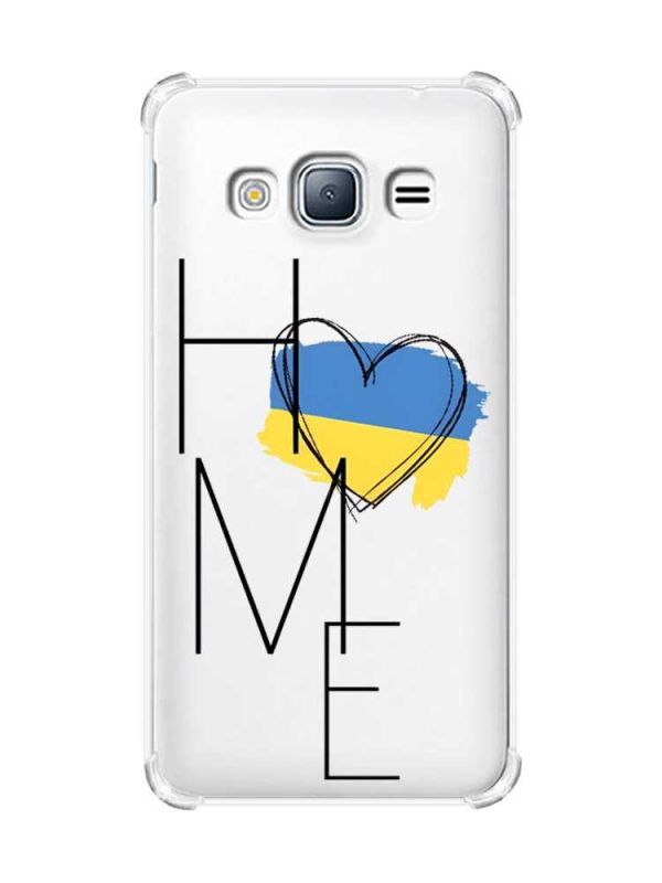 Чохол з потовщеними кутами на Samsung Galaxy J3(2016) J310 :: Дім Україна (принт 353)