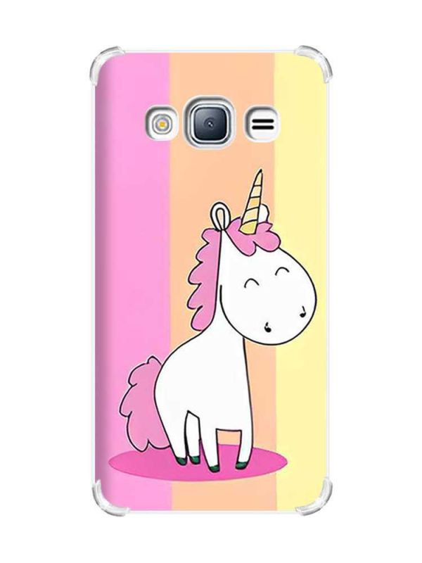 Чохол з потовщеними кутами на Samsung Galaxy J3(2016) J310 :: Єдиноріг (принт 104)