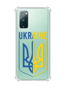 Чохол з потовщеними кутами на Samsung Galaxy S20 FE :: Тризуб (патріотичний принт 254)