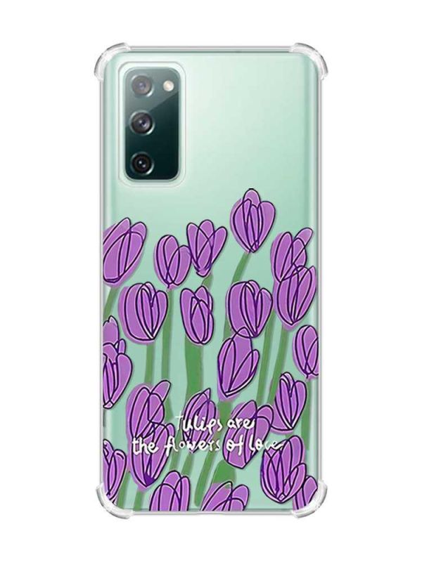Чохол з потовщеними кутами на Samsung Galaxy S20 FE :: Тюльпани (принт 265)